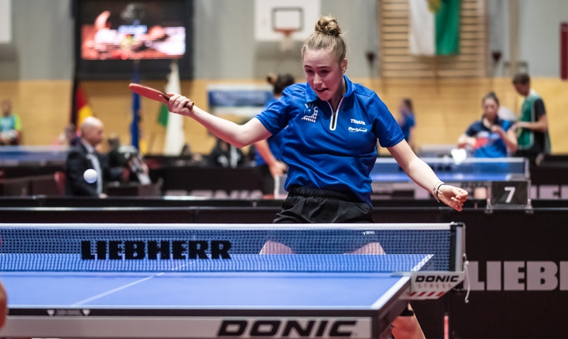 Einen besonders starken Tag erwischte die 15-jährige Naomi Pranjkovic. In Runde eins schlug sie Janina Kämmerer... (©Gohlke)