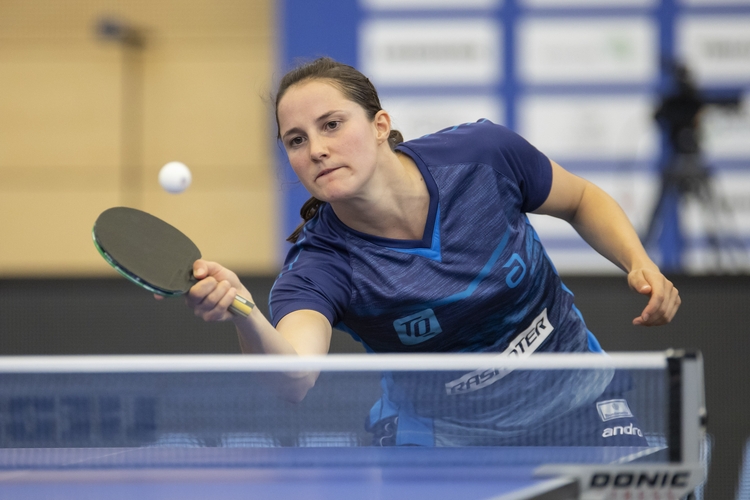 Im Einzel traf Sabine Winter im Halbfinale auf Annett Kaufmann... (©Schiefer)