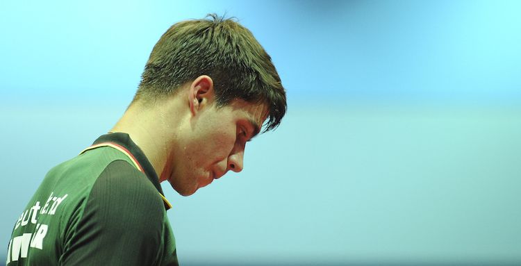 Auch Patrick Franziska verabschiedet sich nach der Niederlage gegen Alexey Liventsov aus dem Turnier (©Stosik)