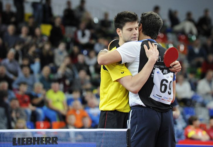 In sechs Sätzen spielte sich der Titelverteidiger dann doch noch ins Halbfinale (©Stosik)