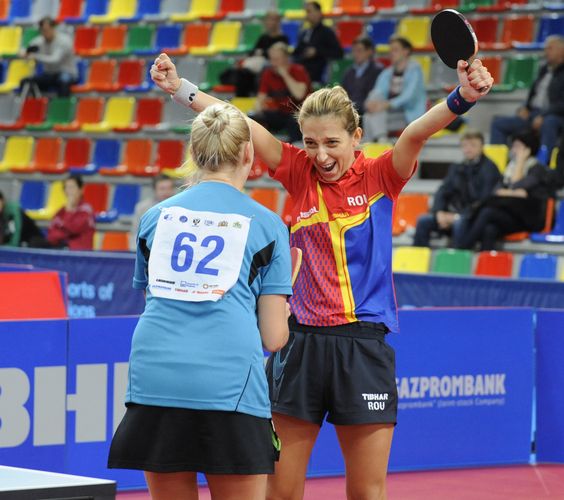 Im Viertelfinale scheiterten sie jedoch an Elizabeta Samara und Georgina Pota (©Stosik)