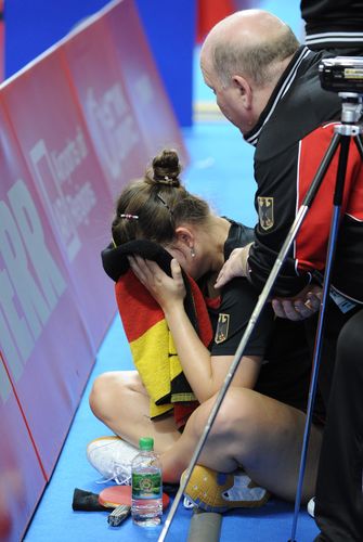 Petrissa Solja brauchte einen Moment, um die Niederlage abzuhaken (©Stosik)