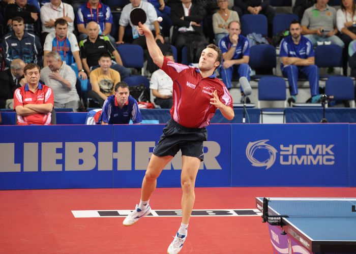 Der Franzose ist für Jörg Roßkopf der bisher beste Spieler des Turniers (©Stosik)