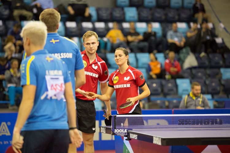 Leider hagelte es aber bereits in der ersten Hauptrunde eine 0:3-Pleite gegen das schwedische Duo Ekholm/Karlsson (©Fabig)