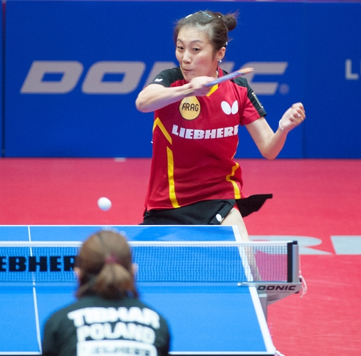 Han Ying legte den Grundstein gegen Li Qian (©Stosik)