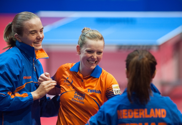 Die Niederlande feierten ihre EM-Medaille (©Stosik)