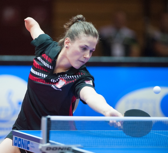 Natalia Partyka sehen wir in der Hauptrunde dagegen wieder. Die Polinnen qualifizierten sich hinter Russland fürs Viertelfinale, wo sie auf Deutschland treffen werden (©Stosik)