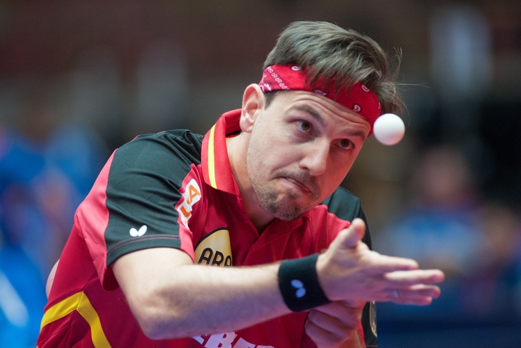 Gegen Weißrussland schlüpft auch Timo Boll erstmals in diesem Turnier ins Trikot (©Stosik)