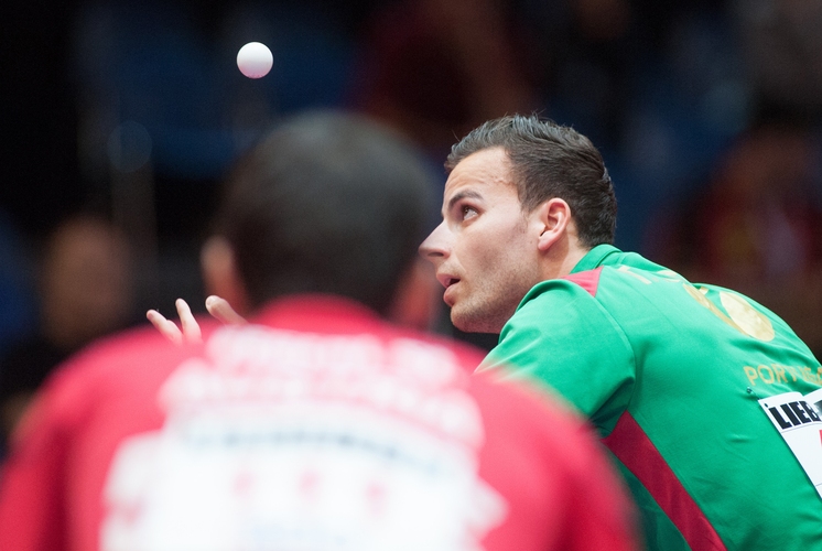 Denn Titelverteidiger Österreich hat mit Portugal schwer zu kämpfen (©Stosik)