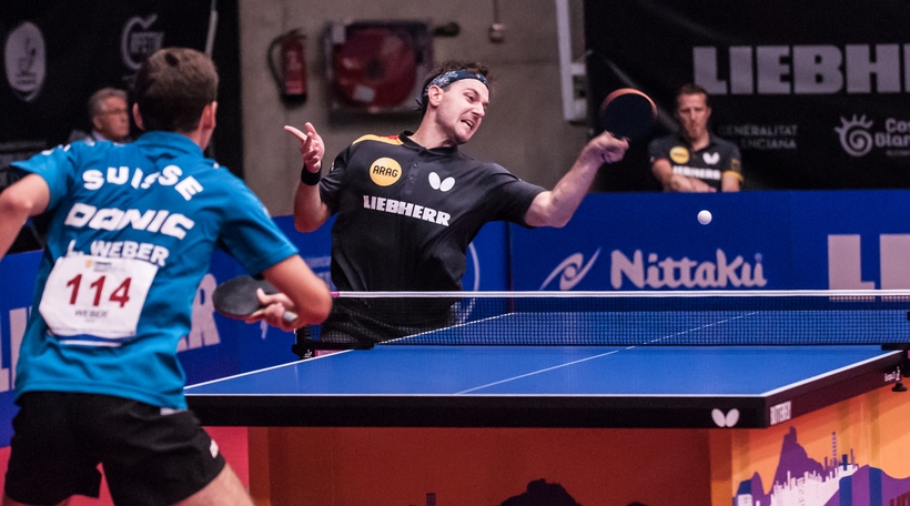 Bei Timo Boll lief es im ersten Spiel noch nicht ganz rund, wie er selbst zu Protokoll gab. (©Gohlke)