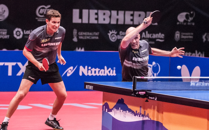 Bei den Herren lief das Finale hingegen ohne deutsche Beteiligung ab. Robert Gardos und Daniel Habesohn auf der einen Seite,...