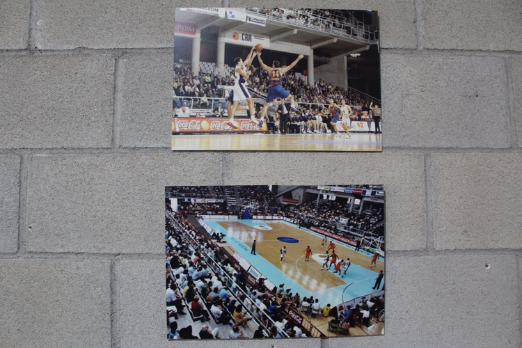 Der Name deutet daraufhin, welche Sportart hier normalerweise stattfindet: Basketball. Der Ort ist die Heimstätte des Fundación Lucentum Baloncesto, wie sich unschwer auf den Bildern erkennen lässt... (©Koch)