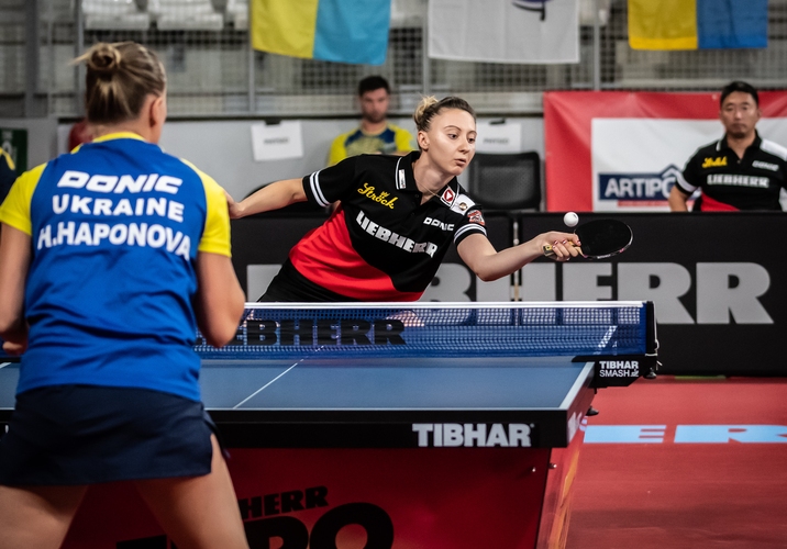 Die österreichischen Damen verpassten den Sprung ins Viertelfinale dagegen. Das Team um Sofia Polcanova wehrte sich lange, scheiterte dann aber an Gruppenkopf Ukraine. (©Gohlke)
