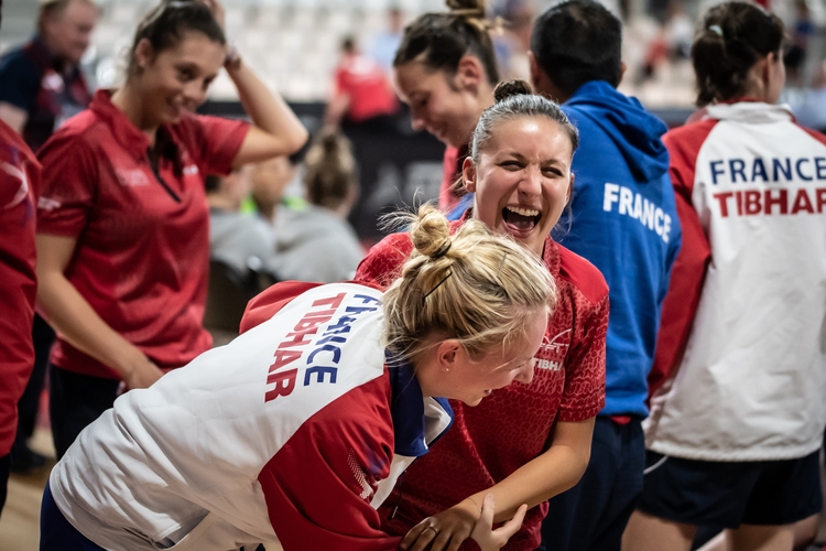 Beide französischen Teams stehen im Viertelfinale der EM! (©Gohlke)