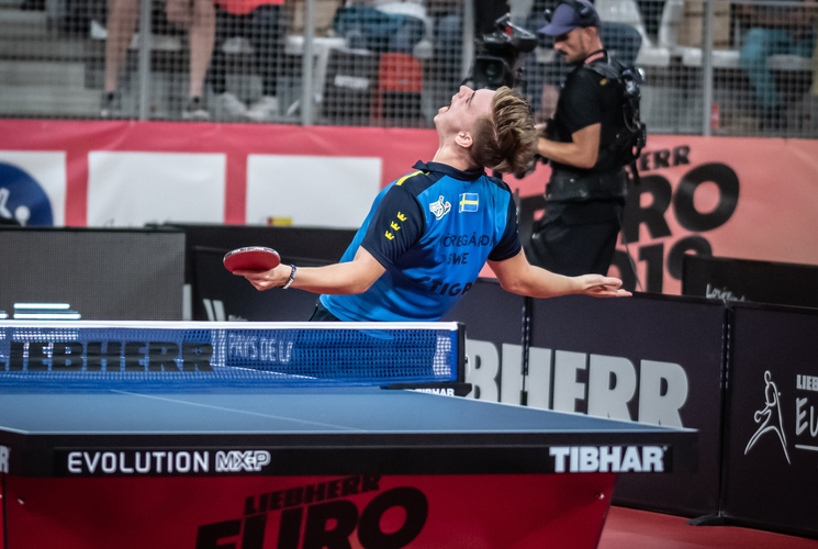Der junge Schwede schickte sein Team mit einer 2:1-Führung in die zweite Runde. (©Gohlke)