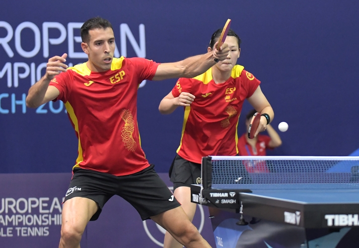 Für Alvaro Robles und Maria Xiao reichte es dagegen nicht. In einem packenden Viertelfinalmatch fanden sie in Pistej und Balazova ihre Meister. (©Gohlke)