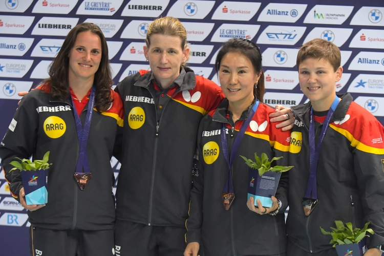 Zum Abschluss gab es noch Siegerfotos der deutschen Medaillengewinner... (©Gohlke)