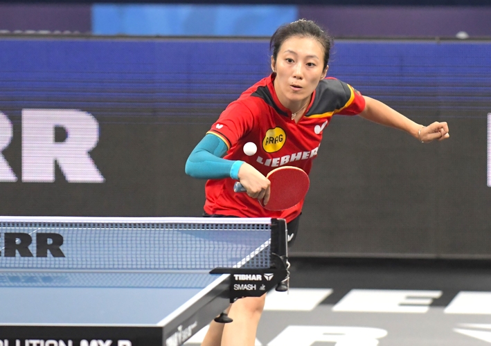 Ihre nächste Gegnerin wird Teamkameradin Han Ying sein, die sich ohne Satzverlust gegen Christina Källberg durchsetzte (©Gohlke)