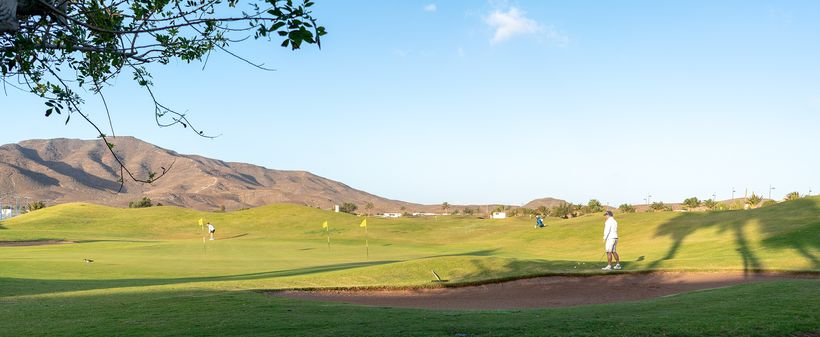 Das Playitas Resort bietet ein vielfältiges Sportangebot. Strahlender Sonnenschein auch auf dem Golfplatz. (©Fabig)