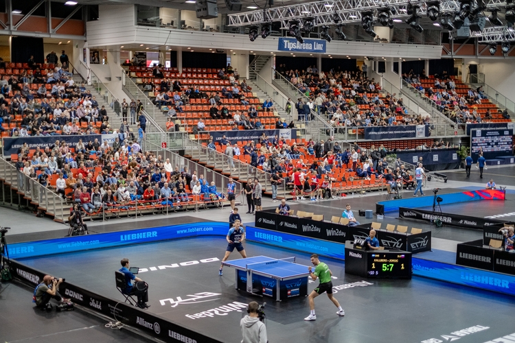 Die TipsArena in Linz war in diesem Jahr Schauplatz der Individual-EM. (©Qiu)