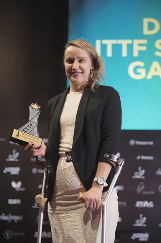 … Sandra Paovic zum weiblichen Star im Behindertensport gewählt (©ITTF)