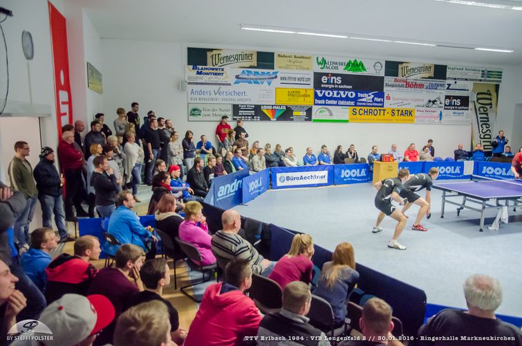 ...dort fanden sich dann sage und schreibe 157 Zuschauer ein! (©Polster/TTV Erlbach)