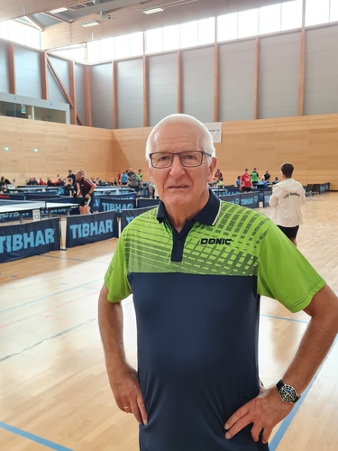 Werner Plaumann vom TSV Georgensgmünd gehörte mit 67 Jahren zu den älteren Teilnehmern. (©FKT)