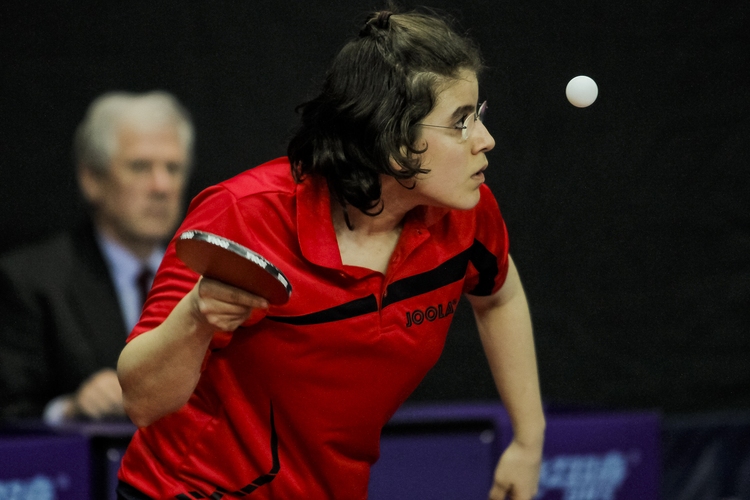 Ihre Schwester Amelie, die für Österreich startet, rangiert auf Platz 94 (©ITTF)