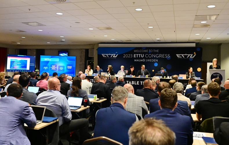 Erstmals überhaupt pausierte die Europameisterschaft nach der Vorrunde am Mittwoch für den ETTU-Kongress. (©ETTU)