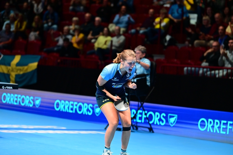 Im Viertelfinale endete auch der Traum vom Titel im eigenen Land für die schwedischen Damen. Bei Linda Bergström und Co. flossen nach zuvor guten Leistungen einigeTränen. (©ETTU)
