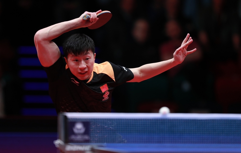 Die Oberhand behielt der Weltmeister und Olympiasieger Ma Long in fünf Sätzen. (©ITTF)