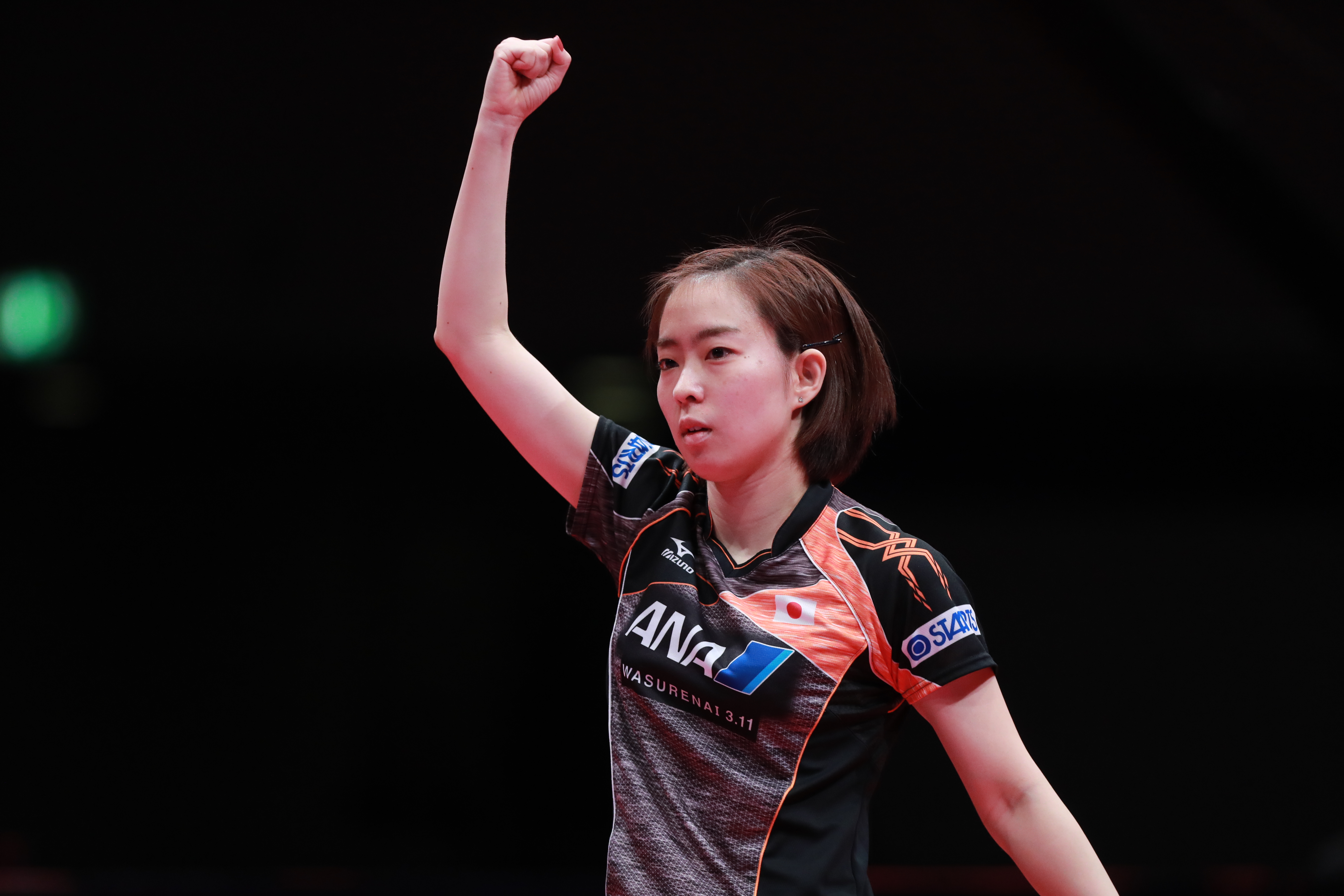 Hier setzte sich die an Position zwei gesetzte Japanerin Kasumi Ishikawa gegen Cheng I-Ching durch. (©ITTF)