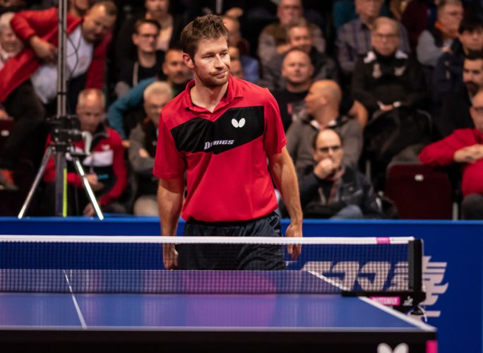 Bastian Steger scheiterte am selben Gegner wie Franziska, allerdings schon in der Vorrunde. (©Gohlke)