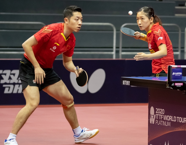 Diese beiden haben ihren Startplatz schon sicher, gelten aber auch als Favoriten auf den Turniergewinn: Xu Xin und Liu Shiwen. (©Gohlke)