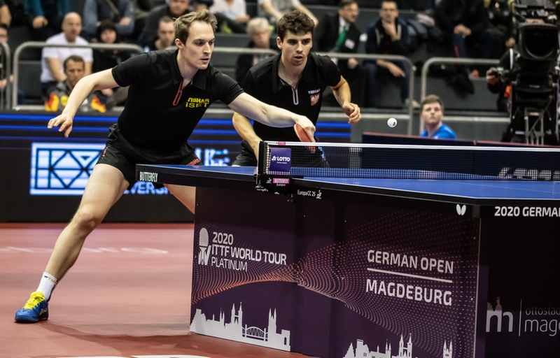 Gegner war hier die belgisch-polnische Kombination Cedric Nuytinck/Jakub Dyjas. Die hatte am Vortag Benedikt Duda und Ricardo Walther aus dem Turnier geworfen... (©Gohlke)