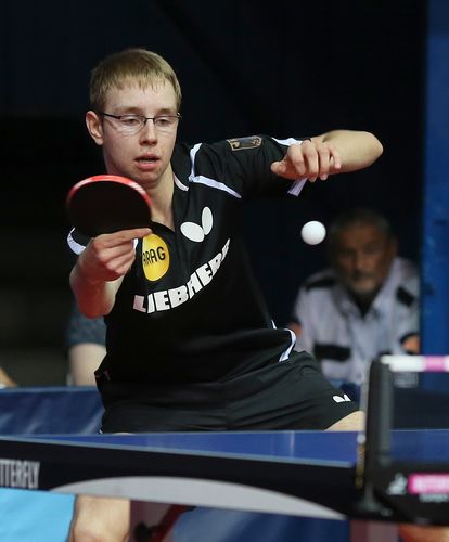 ...Gerrit Engemann kämpfte sich in der dritten Runde gegen Nolan Givone nach einem 0:3-Satzrückstand zurück ins Spiel, musste dem Franzosen am Ende aber dennoch zum Sieg gratulieren. Auch Jannik Xu, Nils Hohmeier und Tobias Hippler scheiterten in Runde drei... (©Steinbrenner)