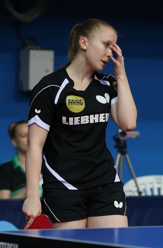 Auch die deutschen Mädchen, hier Julia Kaim im Bild, hatten die Gruppenphase erfolgreich überstanden und das sogar mit drei Siegen... (©Steinbrenner)