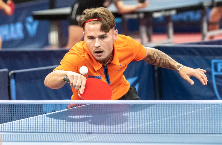 Der Niederländer Kas van Oost stand schon bei der letzten Team-EM der Erwachsenen am Tisch. In Polen gewann er Einzel-Bronze und schaltete Andre Bertelsmeier zu Beginn des Turniers aus. (©Gohlke)