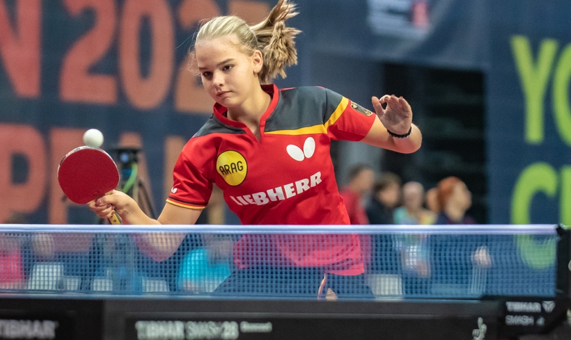 Lorena Morschs bestes Ergebnis war das Erreichen des Viertelfinals im U15-Mädchen-Doppel. (©Gohlke)