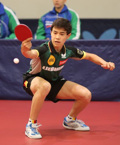 Auch Jannik Xu, der in den Doppelwettbewerben deutlich weiter nach vorne kam, scheiterte im Einzel in Runde zwei (©Steinbrenner)