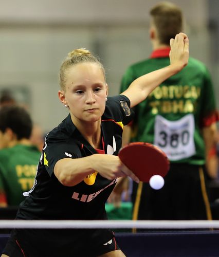 Nach dem Mannschafts-Wettbewerb ging es mit den Individual-Konkurrenzen weiter. Bei den Mädchen hielten vor allem Luisa Säger... (©Steinbrenner)
