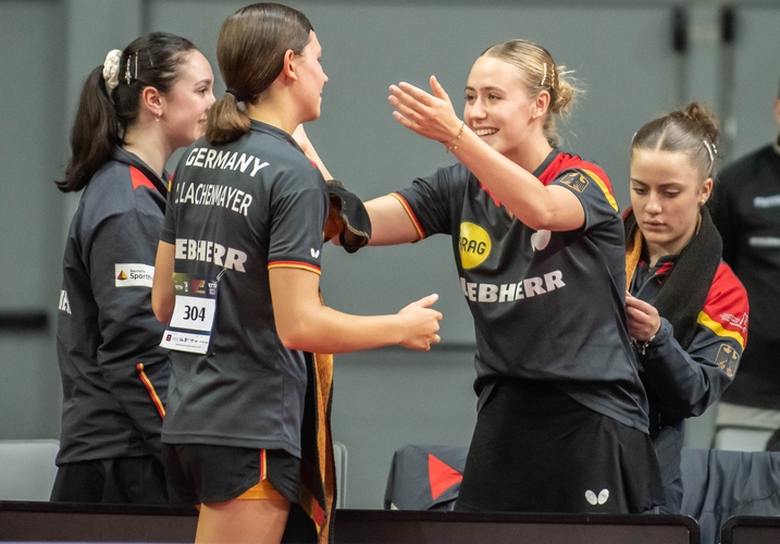 Die Freude über die 2:0-Führung war natürlich auch bei Naomi Pranjkovic groß, die nun im dritten Einzel die Chance hatte, dem deutschen Mädchen-Team den EM-Titel zu bescheren. (©Gohlke)