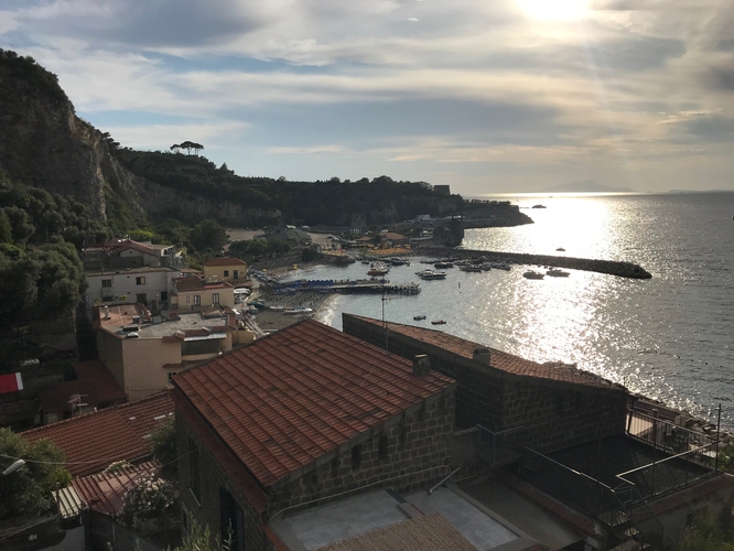Nach getaner Arbeit gönnte sich Trainer Wehking eine Stippvisite an der Amalfi-Küste. (©Wehking)