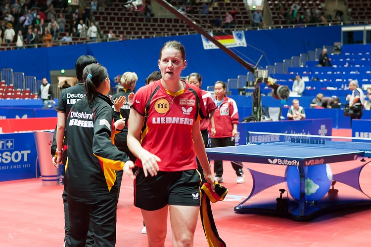 Im ersten Spiel noch als Siegerin vom Tisch gegeangen. Irene Ivancan verlor das entscheidene Spiel gegen Singapur. (@ Roscher)