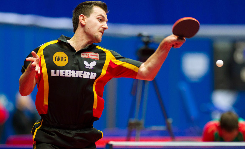 Timo Boll konnte sich im letzten Spiel schonen. (@ Roscher)