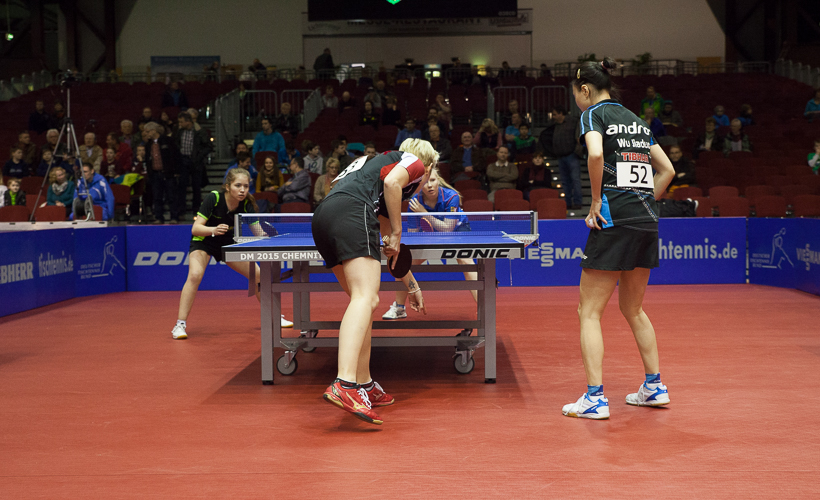 ...ebenso wie bei Kristin Silbereisen (l.) und Wu Jiaduo. (@Fabig) 