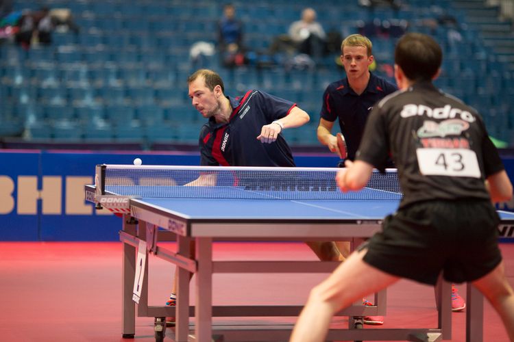  Alle vier Matchbälle konnten Fejer-Konnerth/Müller abwehren. (©Fabig)