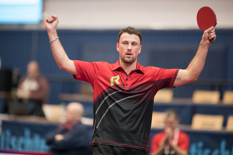 ...blieb heute Erik Schreyer, der Spielertrainer des Post SV Mühlhausen. (©Thomas)