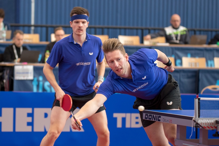 Bei den Herren sind die Sieger der beiden letzten Jahre, Ruwen Filus und Ricardo Walther, auf Titelkurs. Sie treffen im Halbfinale am Sonntag auf... (©Thomas)