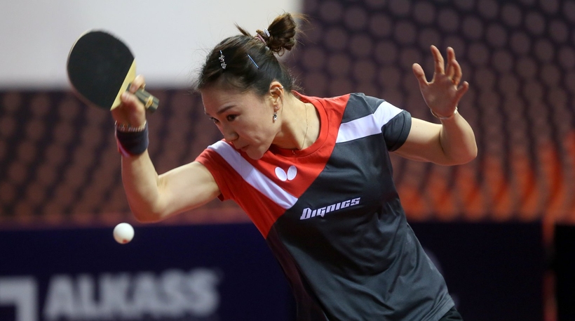 Den Vorzug vor Nina Mittelham erhielt Shan Xiaona. Damit ist das Silber-Team von Rio komplett (©ITTF)